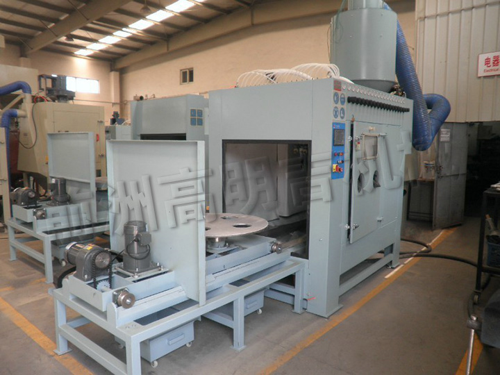 ZY-自動台車轉盤式噴砂機